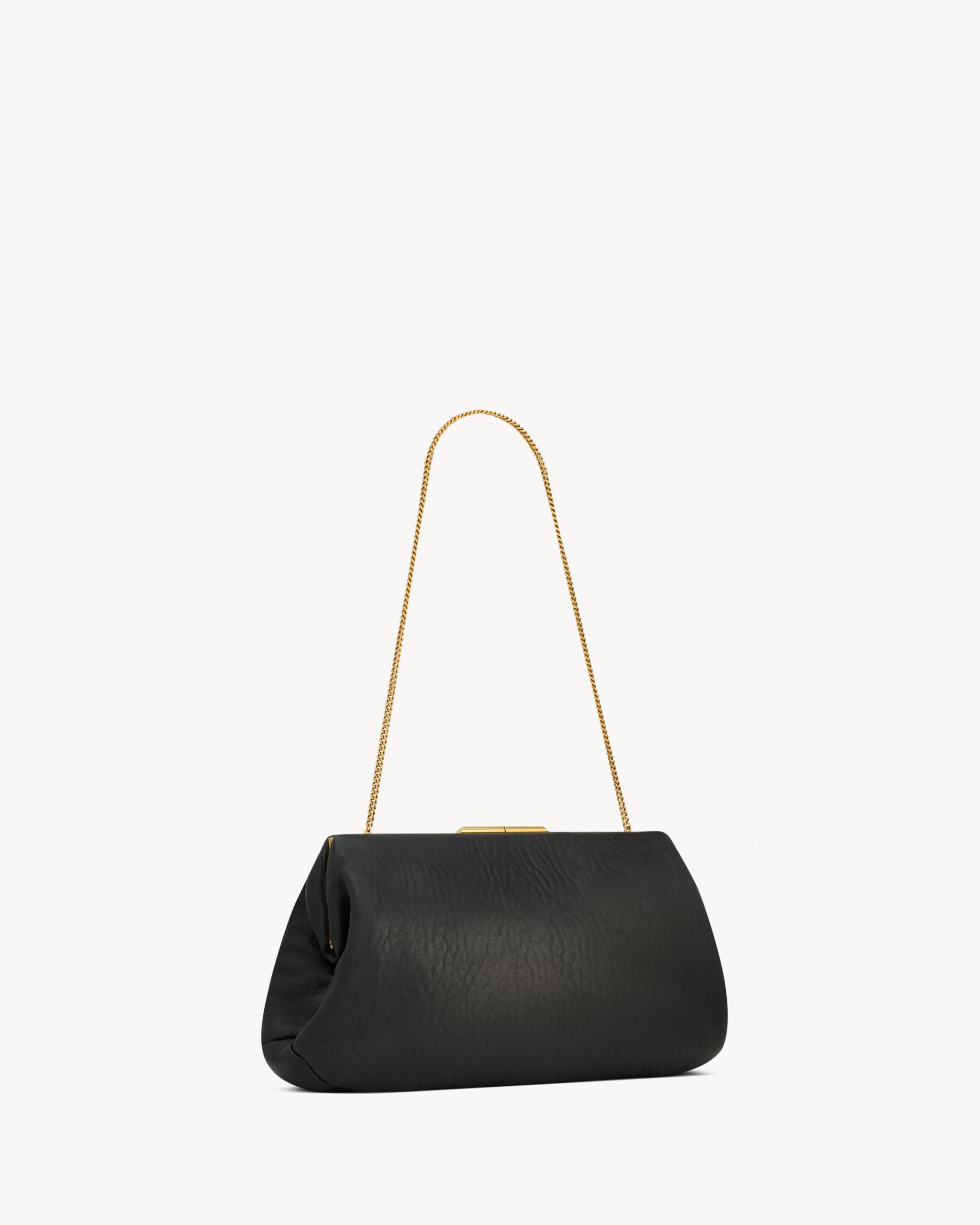 YSL Saint Laurent Clutch Large In Lambskin - Image 2